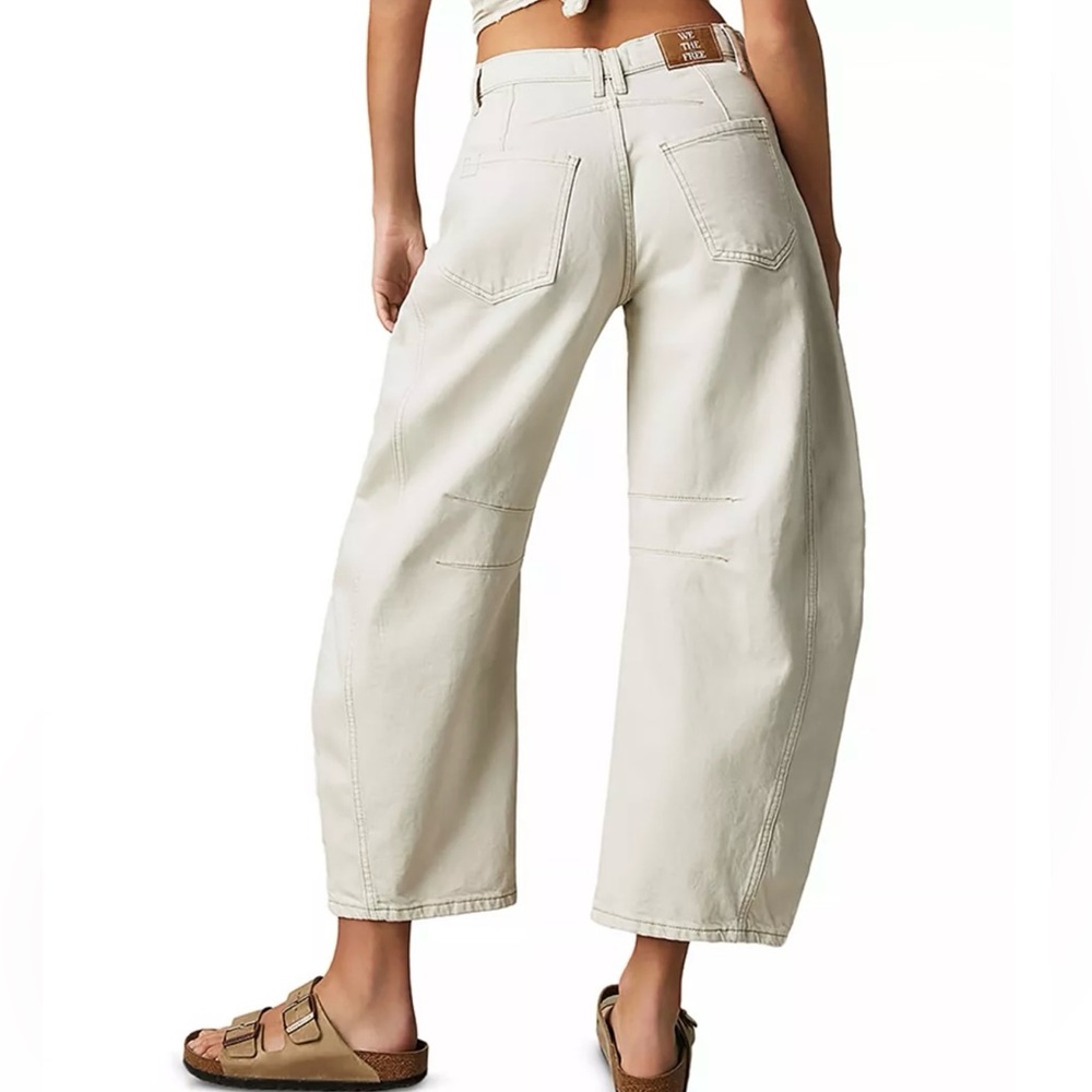 We The Free Button-Fly barrel jeans